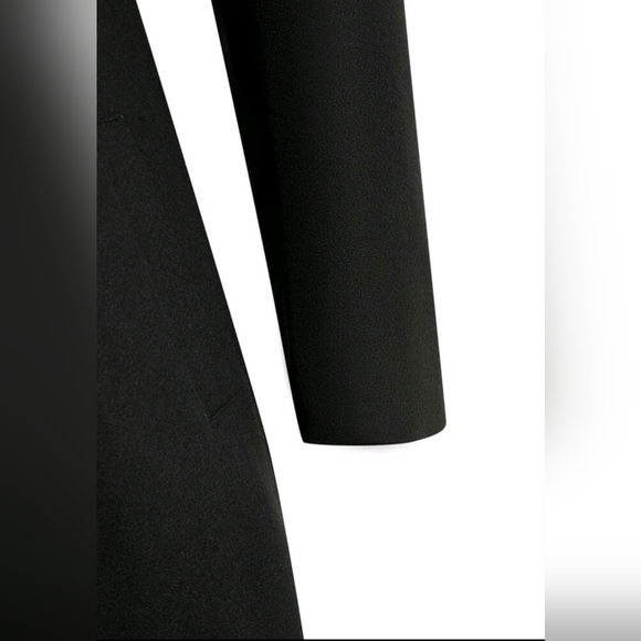 Plus, Solid Double-Breasted Overcoat - Picture 5 of 7